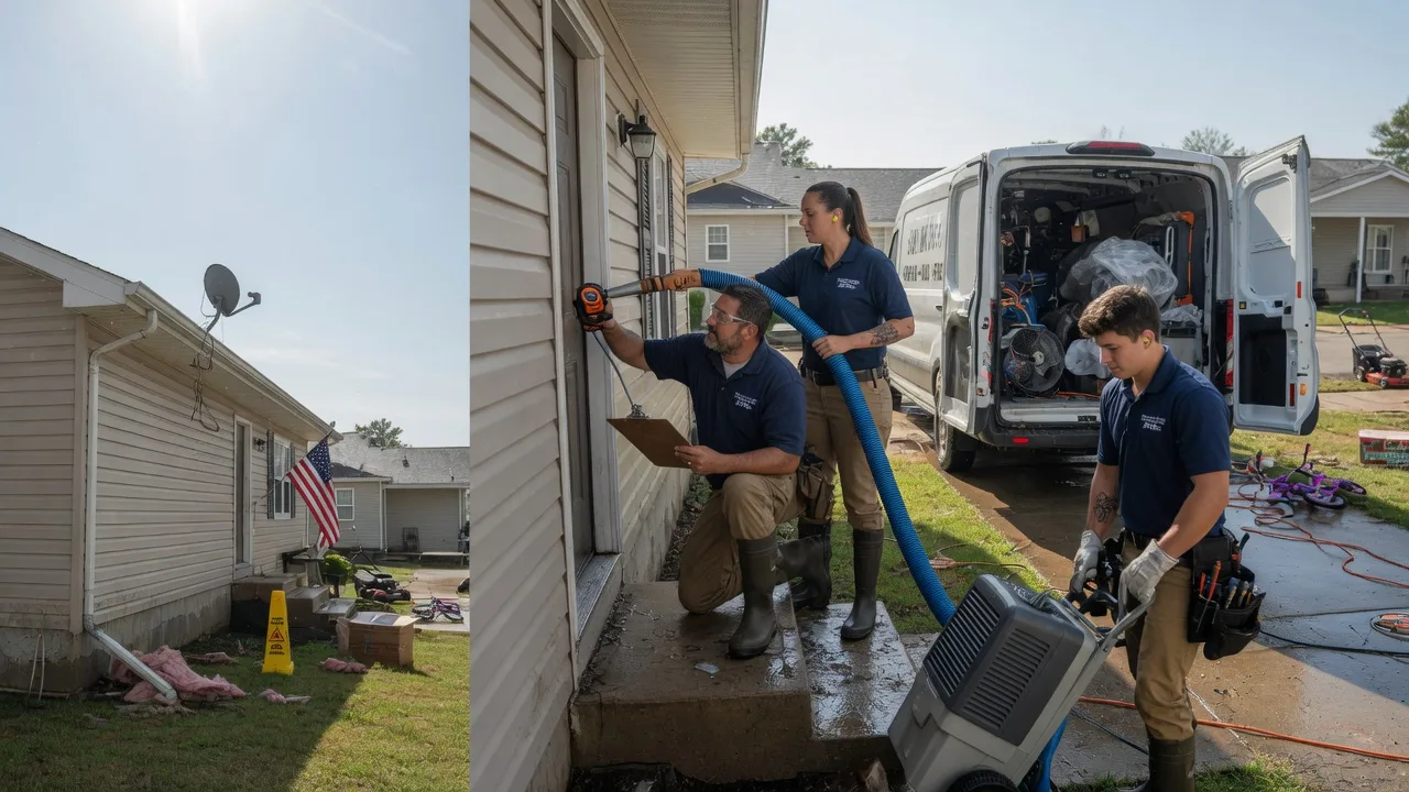 Ceiling Water Damage Restoration in Allerton, IL near me